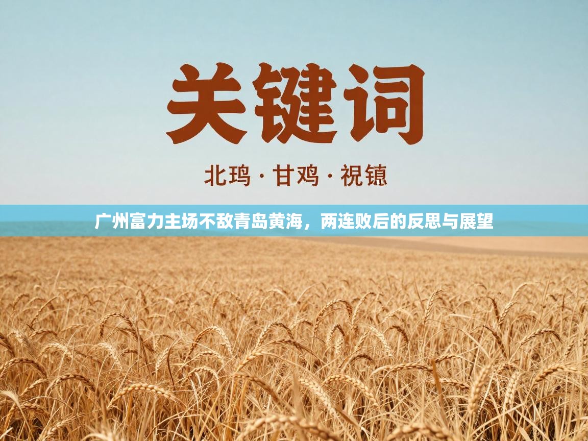 广州富力主场不敌青岛黄海，两连败后的反思与展望  第1张